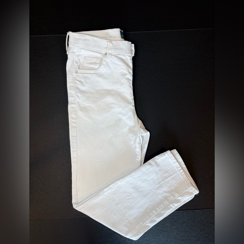 Jag Jeans Valentina straight crop white denim jeans size 2/26